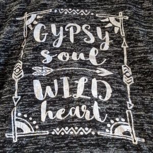 Gypsy Soul Wild Heart tee, long sleeves